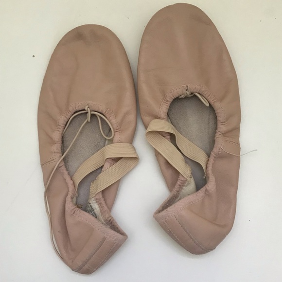 Leather Ballet Slippers - Picture 1 of 8